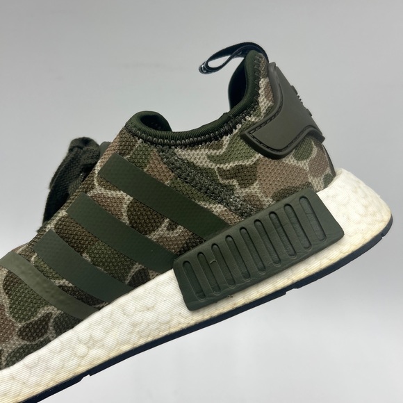 ADIDAS NMD R1 DUCK CAMO SHOES MENS SIZE 8 ATHLETIC SHOES GREEN BROWN TAN - Picture 8 of 11